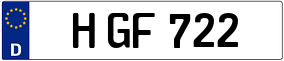 Truck License Plate